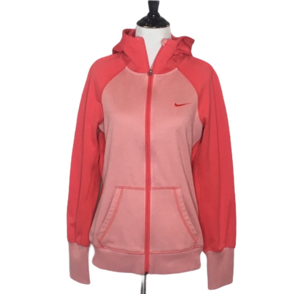 Nike Therma-Fit Hooded  Coral Sweatshirt Size Medium
